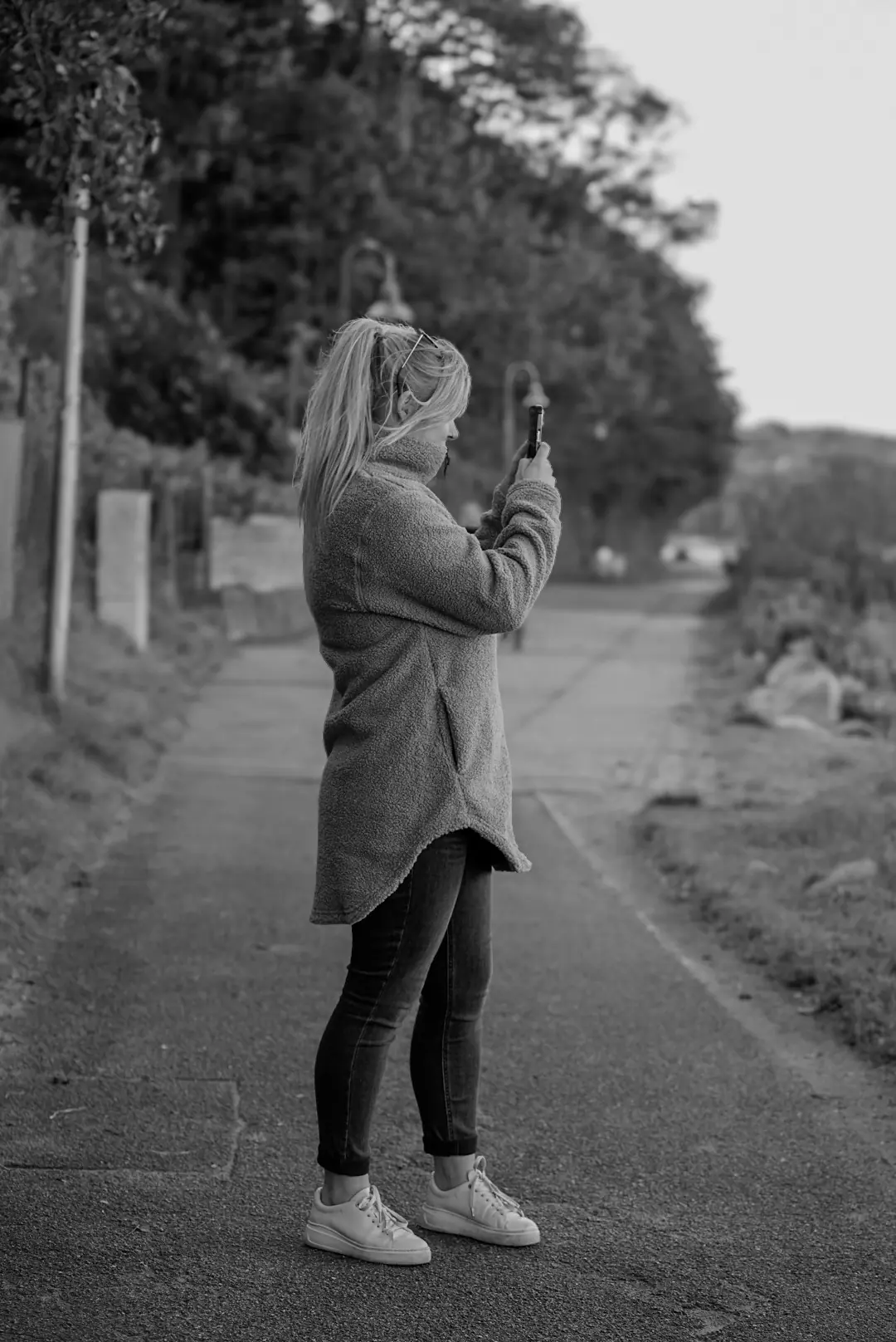 Annika beim Fotografieren