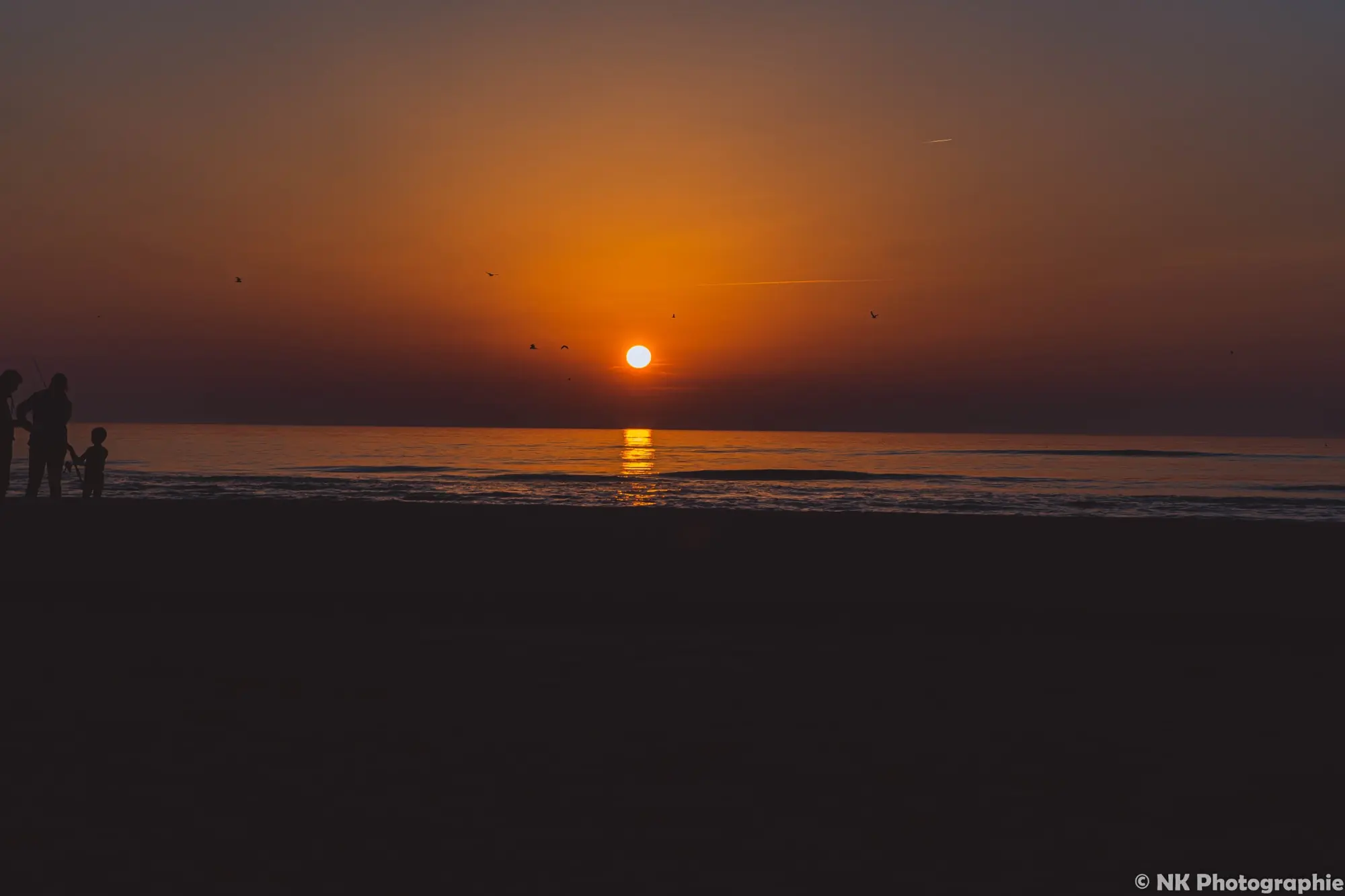 Sonnenuntergang über dem Meer